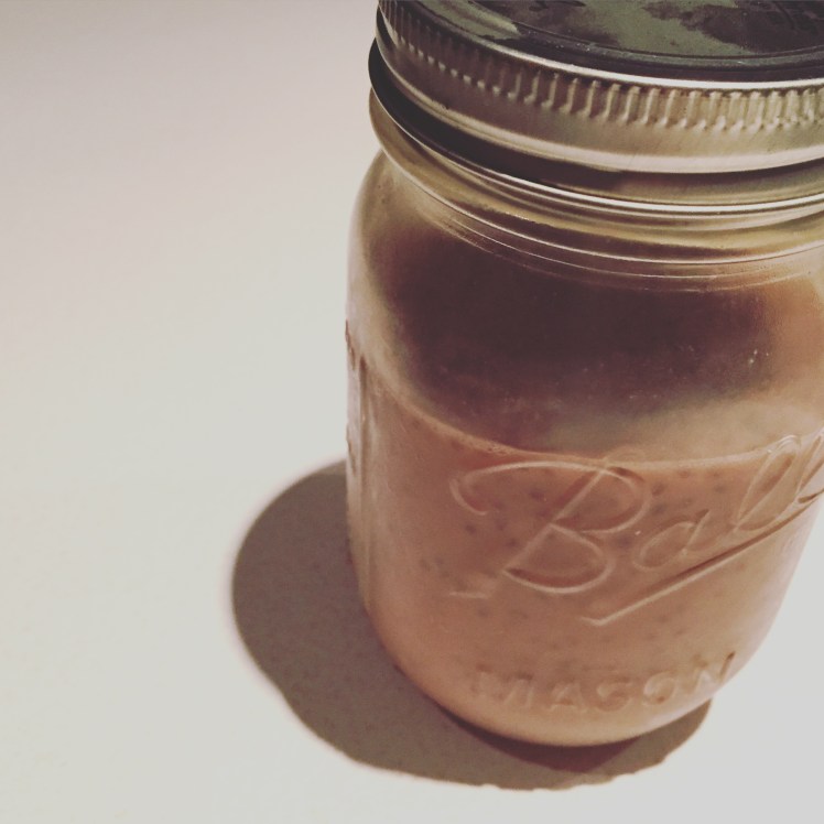 Lait chocolaté aux graines de chia