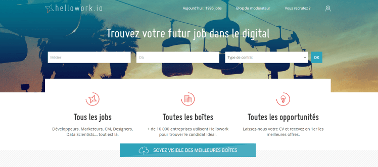 Hellowork le site d_offres d_emploi des professionnels du digital est lancé
