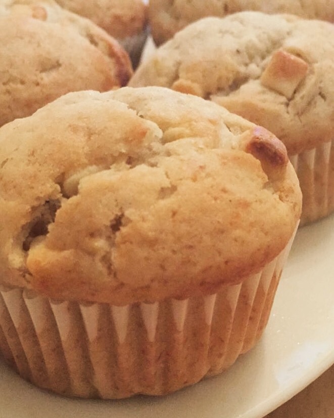 Muffins pour utiliser deux bananes trop mûres 