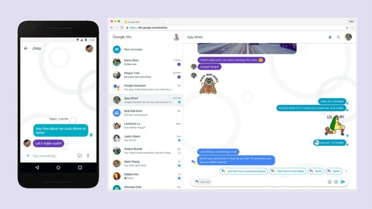 Actu Web - Google Allo
