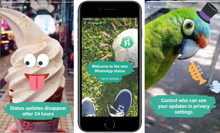 Actu Web : WhatsApp lance ses nouveaux statuts (Stories) 