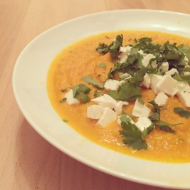 Soupe de carotte feta