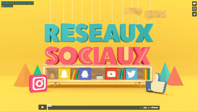 Réseaux sociaux les statistiques 2017 en vidéo